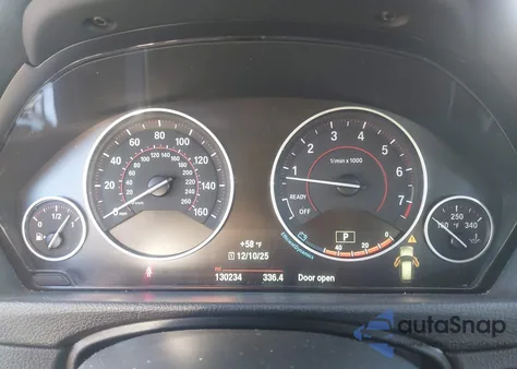 2015 BMW 328I xDrive из США, поврежденный, VIN WBA3G7C5XFK480857